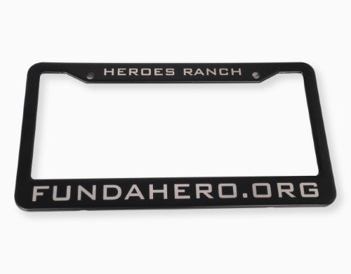 Matte Grey Metal License Plate Cover