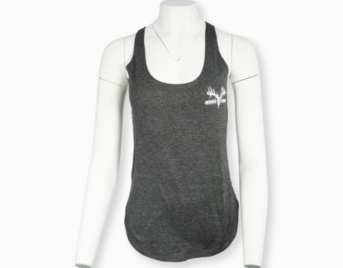 Women's Fitted Tank Top (Charcoal Gray)